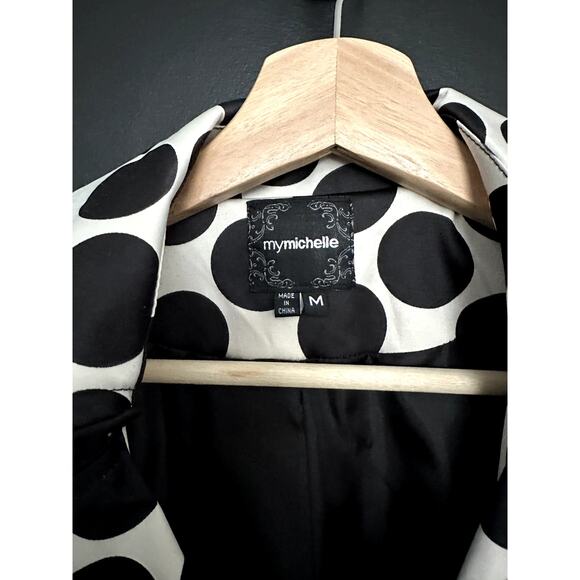 Polka Dot Trench Coat - Picture 4 of 4